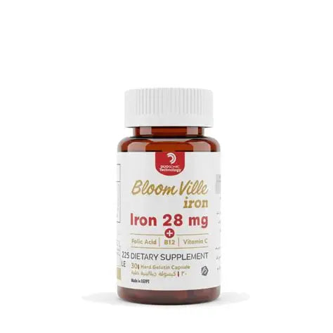 Bloom Ville Iron 28 mg – 30 Capsules