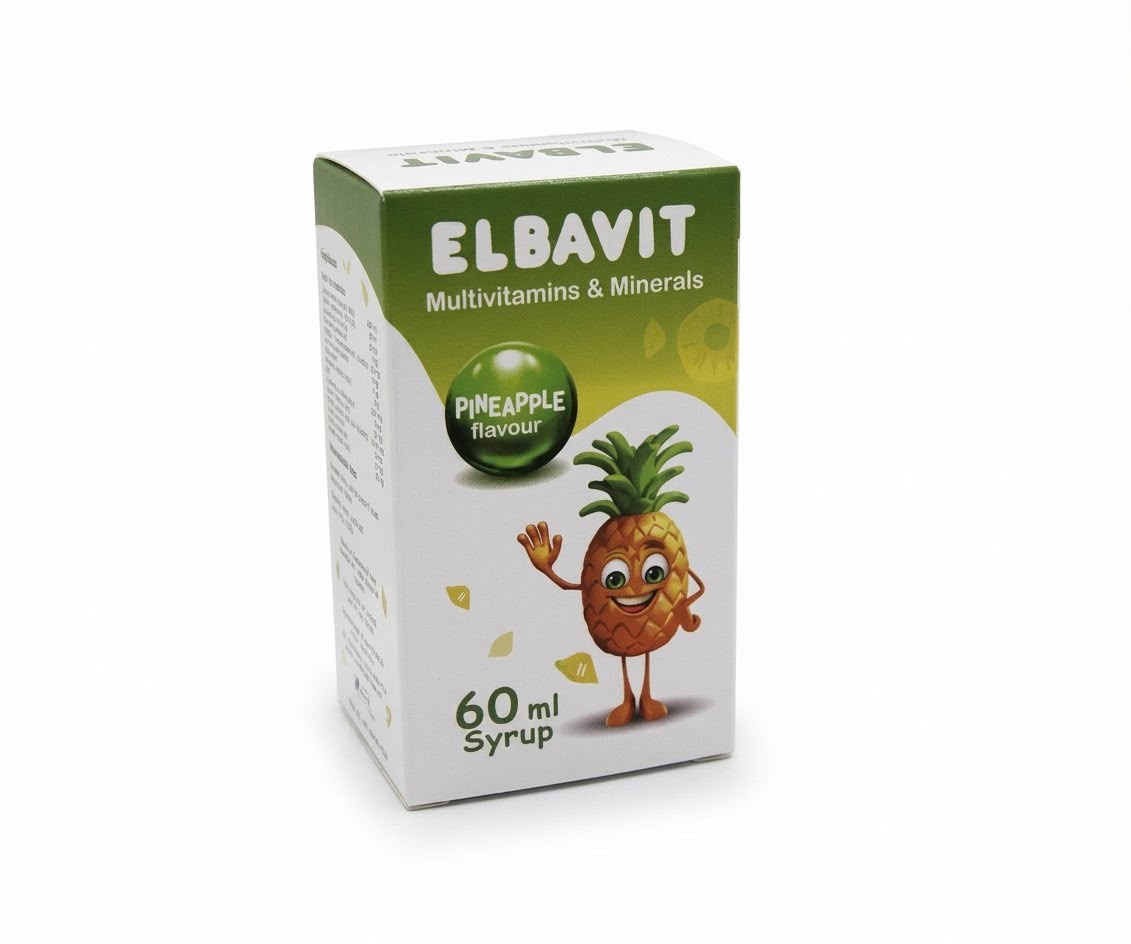 إلبافيت كالسيوم وفيتامين D3 شراب – 60 مل