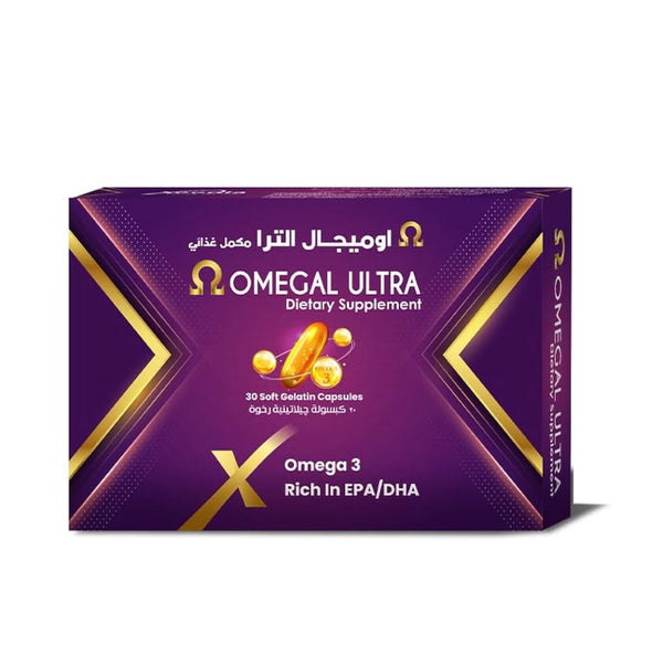أوميجال ألترا أوميجا 3 عالي التركيز – 30 كبسولة