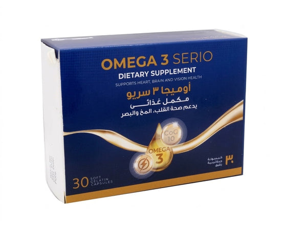 أوميجا 3 سيريو زيت السمك – 30 كبسولة