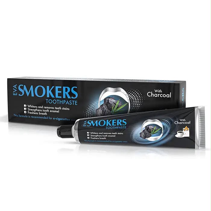 معجون أسنان إيفا سموكرز بالفحم (EVA SMOKERS TOOTHPASTE With Charcoal)